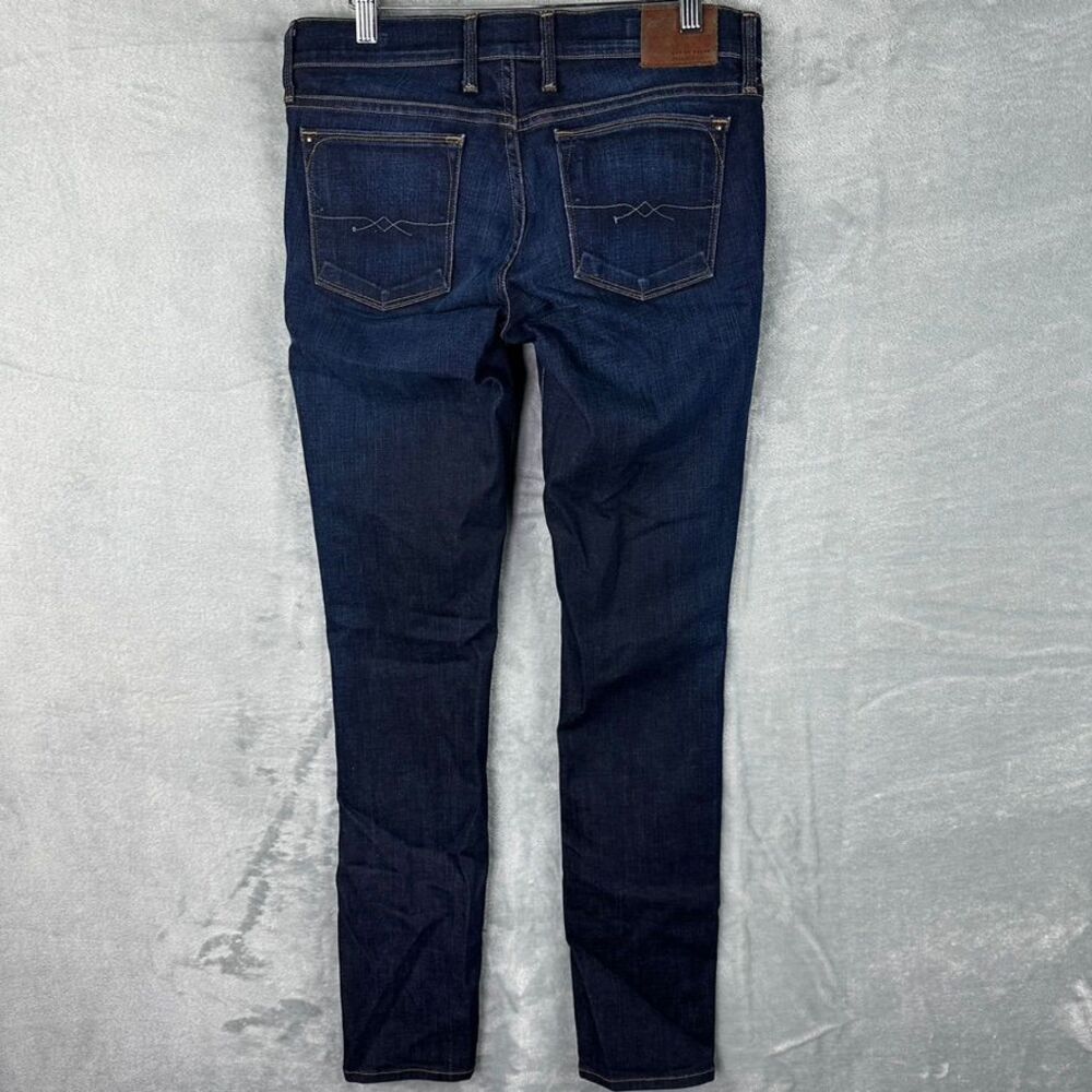 Lucky Brand Dark Wash Ankle Skinny Jeans Made in USA Designer Denim Size 4/27 - Picture 11 of 14